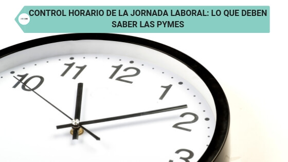 CONTROL HORARIO DE LA JORNADA LABORAL