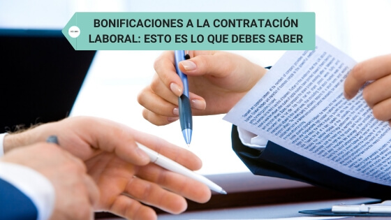 BONIFICACIONES A LA CONTRATACIÓN